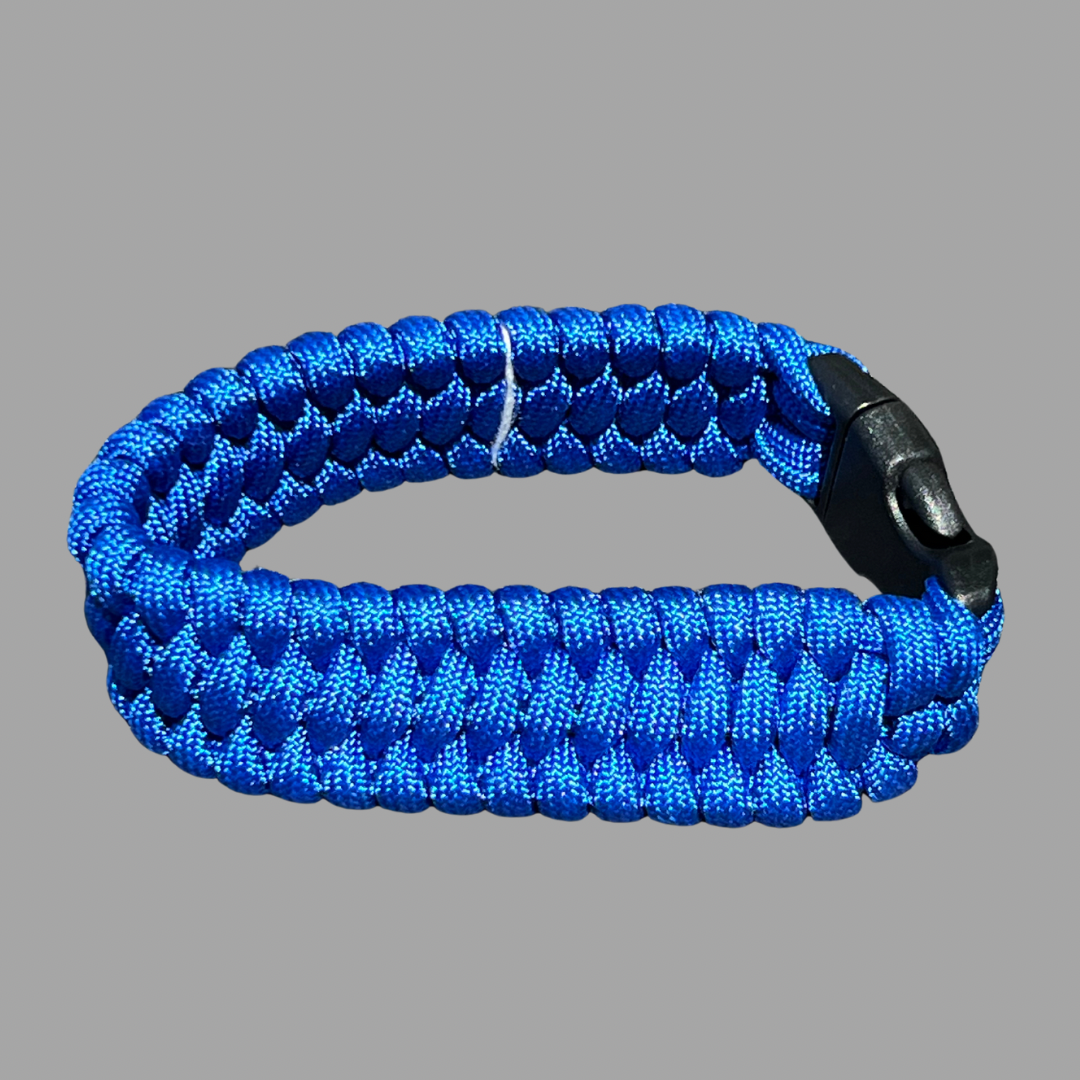 Royal Blue TriloBite Paracord Bracelet Medium