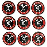 3” Firefighter Crafted Stickers