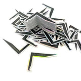 The Williams Key Shredded Sticker Pack (9 stickers)