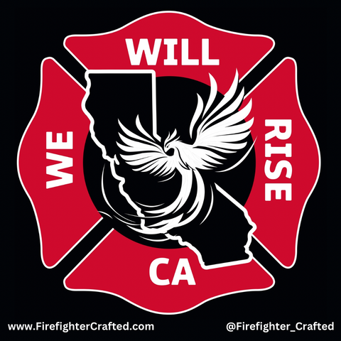 We Will Rise Maltese Cross Sticker