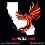 We Will Rise CA Sticker