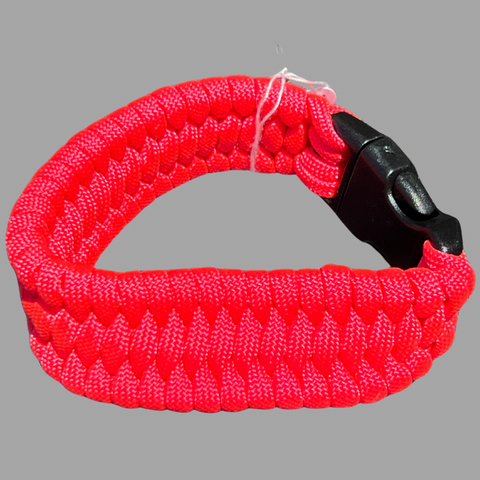 Bright Pink Trilobite Paracord Bracelet