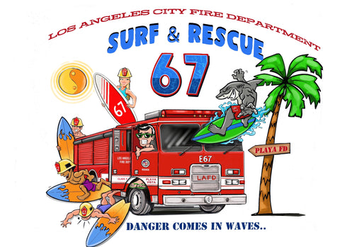 LAFD Station 67 Stickers
