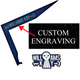 ADD CUSTOM ENGRAVING to The Williams Key Order (Tool sold separately)
