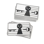 The Williams Key Shredded Sticker Pack (9 stickers)