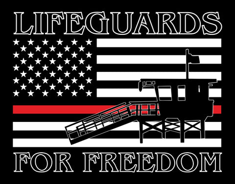 Lifeguards For Freedom Sticker