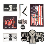 The Williams Key Shredded Sticker Pack (9 stickers)
